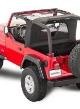 MasterTop Jeep TJ Ultimate Soft Top Combo Bimini Top Plus For 2003-2006 Wrangler TJ WindStopper Plus and Tonneau                                     - 14815224 - Image 3