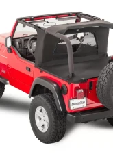 MasterTop Jeep TJ Ultimate Soft Top Combo Bimini Top Plus For 2003-2006 Wrangler TJ WindStopper Plus and Tonneau                                     - 14815224 - Image 4