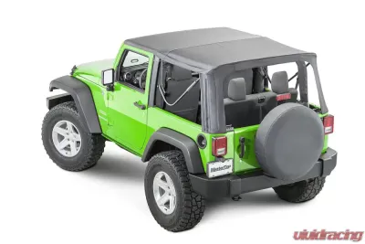 MasterTop Black Diamond Tinted Glass Replacement Top No Doorskins Jeep Wrangler JK 2 Door 2007-2012 - 15101335