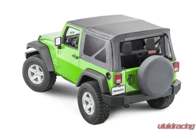 MasterTop Black Diamond Tinted Glass Replacement Top No Doorskins Jeep Wrangler JK 2 Door 2007-2012 - 15101335