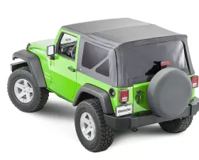MasterTop Black Diamond Tinted Glass Replacement Top No Doorskins Jeep Wrangler JK 2 Door 2013-2018