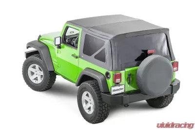MasterTop Black Diamond Tinted Glass Replacement Top No Doorskins Jeep Wrangler JK 2 Door 2013-2018 - 15101835