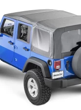 MasterTop Jeep JK Replacement Top No Doorskins Tinted Glass For 2010-2018 Jeep Wrangler JK 4 Door Black Diamond                                     - 15101935 - Image 5