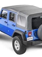 MasterTop Jeep JK Replacement Top No Doorskins Tinted Glass For 2010-2018 Jeep Wrangler JK 4 Door Black Diamond                                     - 15101935 - Image 3
