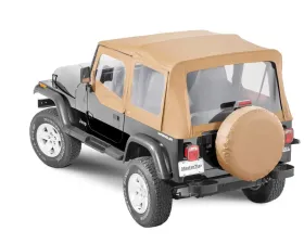 MasterTop Spice Diamond Clear Glass Replacement Top With Door Skins Jeep Wrangler YJ 1988-1995