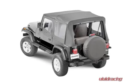 MasterTop Black Diamond Clear Glass Replacement Top With Door Skins Jeep Wrangler YJ 1988-1995 - 15110135