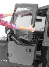 MasterTop Black Diamond Clear Glass Replacement Top With Door Skins Jeep Wrangler YJ 1988-1995                                     - 15110135 - Image 5