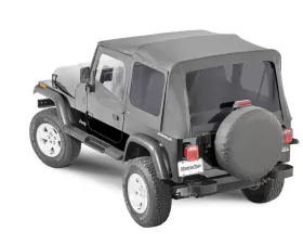 MasterTop Black Diamond Tinted Glass Replacement Top With Door Skins Jeep Wrangler YJ 1988-1995