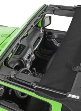 MasterTop Jeep JK Replacement Top Tinted Glass 2007-2012 Wrangler JK 2 Door Black MasterTwill                                     - 15201324 - Image 4