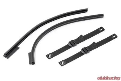 MasterTop Jeep JK Replacement Top Tinted Glass 2007-2012 Wrangler JK 2 Door Black MasterTwill - 15201324