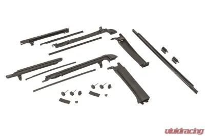 MasterTop Jeep TJ Factory Style Door Surrounds with Tailgate Bar For 1997-2006 Wrangler TJ - 15420201