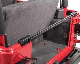 MasterTop Jeep TJ/YJ Replacement Tailgate Bar For 1987-2006 Wrangler TJ/YJ Black