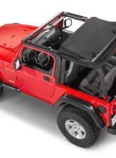 MasterTop Black Diamond No Doors SkyMaster Fastback Complete Top Jeep Wrangler TJ 1997-2006                                     - 15501235 - Image 6