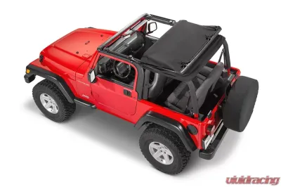MasterTop Black Diamond No Doors SkyMaster Fastback Complete Top Jeep Wrangler TJ 1997-2006 - 15501235
