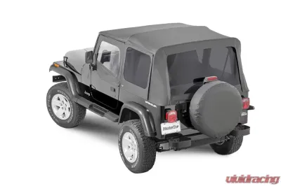MasterTop Black Diamond Full Hardware Top With Door Skins & Frames Tinted Glass Jeep Wrangler 1988-1995 - 15601135