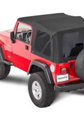 MasterTop Jeep Replacement Hardware Top No Doorskins Tinted Glass For 1997-2006 Wrangler TJ MasterTwill                                     - 15601224 - Image 4