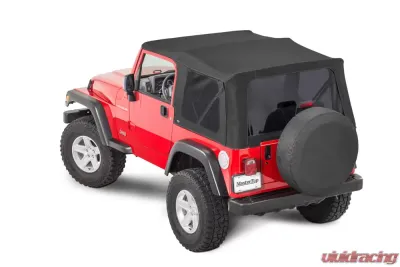 MasterTop Jeep Replacement Hardware Top No Doorskins Tinted Glass For 1997-2006 Wrangler TJ MasterTwill - 15601224