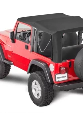 MasterTop Jeep Replacement Hardware Top No Doorskins Tinted Glass For 1997-2006 Wrangler TJ MasterTwill                                     - 15601224 - Image 3