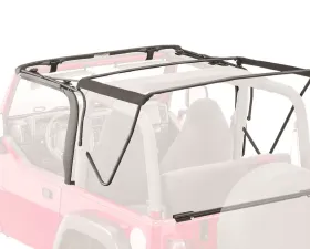 MasterTop Black Diamond Full Hardware Top No Doorskins Tinted Glass Jeep Wrangler 1997-2006