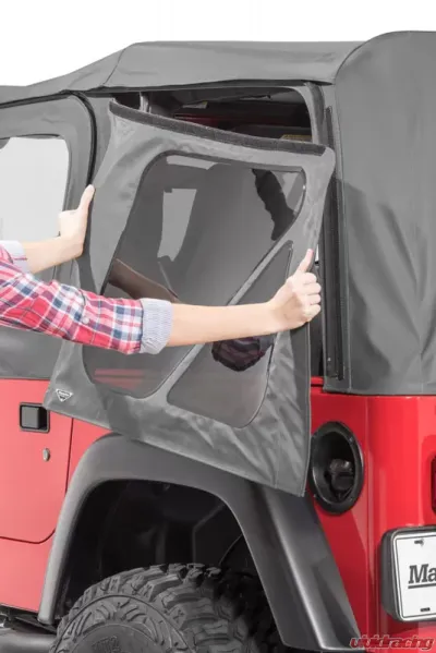 MasterTop Black Diamond Full Hardware Top No Doorskins Tinted Glass Jeep Wrangler 1997-2006 - 15601235