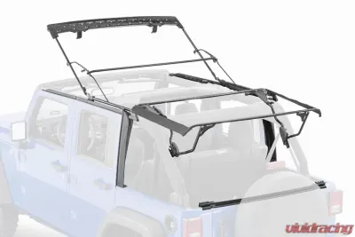 MasterTop Black Diamond Full Hardware Top No Doorskins Tinted Glass Jeep JK Wrangler 4 Door 2010-2018 - 15601435