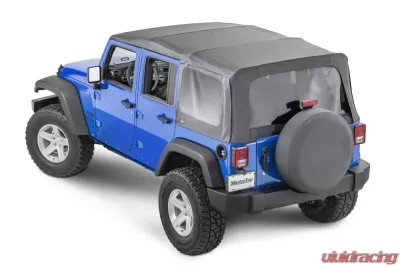 MasterTop Black Diamond Full Hardware Top No Doorskins Tinted Glass Jeep JK Wrangler 4 Door 2010-2018 - 15601435