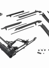 MasterTop Black Diamond Full Hardware Top No Doorskins Tinted Glass Jeep JK Wrangler 4 Door 2010-2018                                     - 15601435 - Image 4