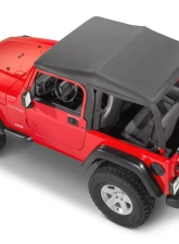 MasterTop Spice Diamond Fast Back Fabric Replacement Top No Doorskins Tinted Glass Jeep Wrangler 1997-2006                                     - 15701217 - Image 2