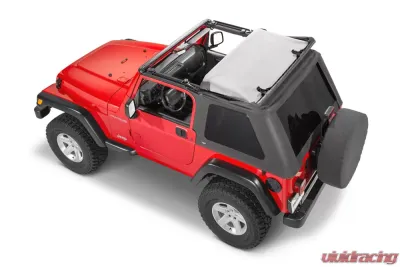MasterTop Spice Diamond Fast Back Fabric Replacement Top No Doorskins Tinted Glass Jeep Wrangler 1997-2006 - 15701217