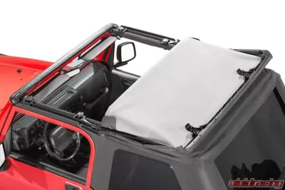 MasterTop Spice Diamond Fast Back Fabric Replacement Top No Doorskins Tinted Glass Jeep Wrangler 1997-2006 - 15701217