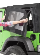 MasterTop Jeep Wrangler Replacement Window For 2013-2018 Wrangler JK 2 Door Mopar Factory Top Drivers Side Acrylic Twill                                     - 16011825 - Image 2