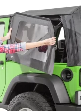 MasterTop Jeep Wrangler Replacement Window For 2013-2018 Wrangler JK 2 Door Mopar Factory Top Passenger Side Acrylic Twill                                     - 16012825 - Image 2
