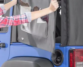 MasterTop Diamond Mopar Factory Top Passenger Side Replacement Window Jeep Wrangler JK 4 Door 2007-2018