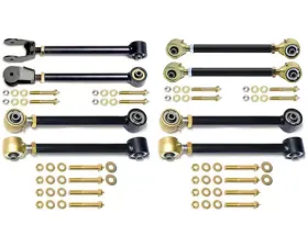 RockJock 4x4 Johnny Joint Control Arm Set (Double Adjustable Rear Uppers) Jeep Wrangler 1997-2006