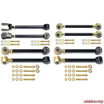 RockJock 4x4 Johnny Joint Control Arm Set (Double Adjustable Rear Uppers) Jeep Wrangler 1997-2006 - CE-9100A