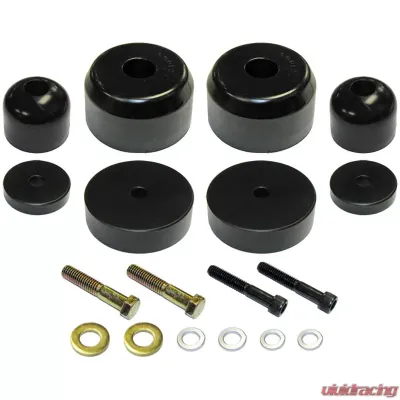 RockJock 4x4 Bump Stop Kit Front Poly Jeep Wrangler 1984-2001 - CE-9122F