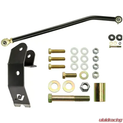 RockJock 4x4 Johnny Joint Rear Trac Bar w/ Currie Housing Bracket Kit Jeep Wrangler 1997-2006 - CE-9123N