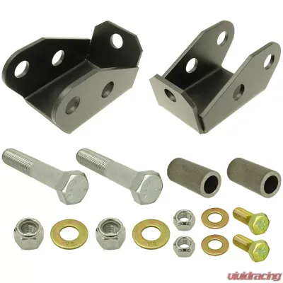 RockJock 4x4 Rear Lower Shock Mount Extensions Jeep Wrangler 1997-2006 - CE-9601