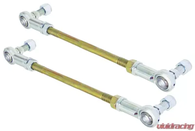 RockJock 4x4 Antirock End Links 10.5" Rods w/ Left|Right Heim Joints Hardware Pair - CE-99002RD5