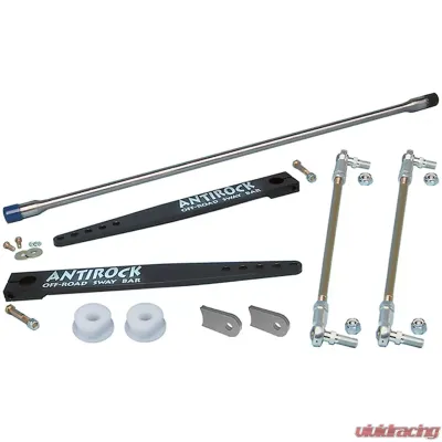 RockJock 4x4 Front Antirock Sway Bar Kit Jeep Wrangler YJ 1987-1995 - CE-9900YJF