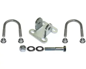 RockJock 4x4 Currectlync Steering Stabilizer Shock Bracket Kit 1 1/2 Inch Tube Jeep Wrangler JK 2007-2017