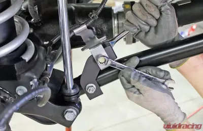 RockJock 4x4 Front Brake Hose Relocation Bracket Kit - RJ-141300-101