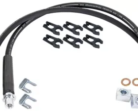 RockJock 4x4 Extended Rear Braided Brake Hose Kit Jeep Gladiator JT 2020-2021