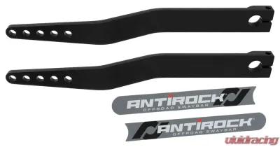 RockJock 4x4 19.25" Antirock Fabricated Steel Sway Bar Arms Bent Style (Pair) - RJ-202009-101