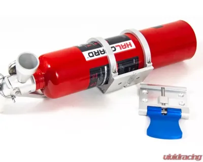 Course Motorsports Blue Aluminum Cam-Lock 3" Fire Extinguisher Quick Release For High Vibration Applications - CM7.90001-3