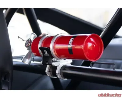 Course Motorsports Black Aluminum Cam-Lock 3" Fire Extinguisher Quick Release For High Vibration Applications - CM7.90001-5