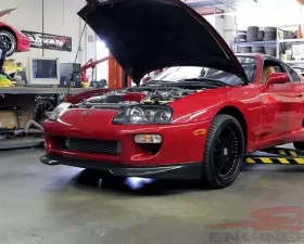 Titek Carbon Fiber Front Spoiler Toyota Supra 93-98