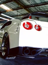 TiTek Carbon Fiber Rear Skirt Nissan GT-R R35 2009-2021                                     - R35-1090W - Image 2