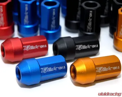Titek Racing Lug Nut: 12x1.50 Red (Short) - RLN-12150-RD