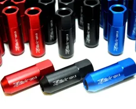 Titek Speed Lug Nut: 12x1.25 Black (Long)